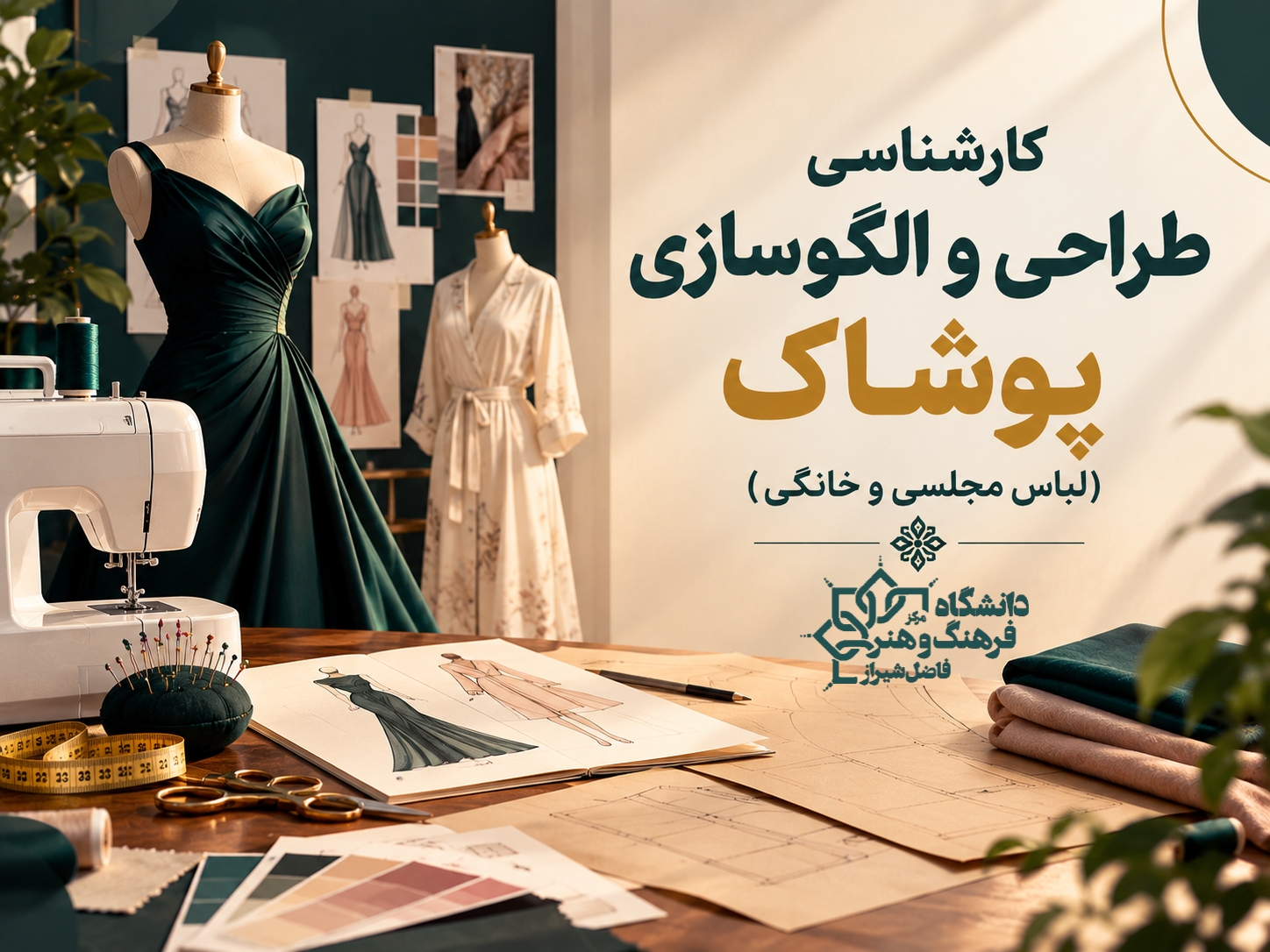 کارشناسی طراحی و الگوسازی پوشاک
